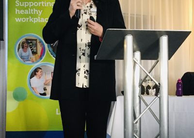Nita Dodd - Wellbeing at Work speaking at Wellbeing at Work Annual Awards Conference